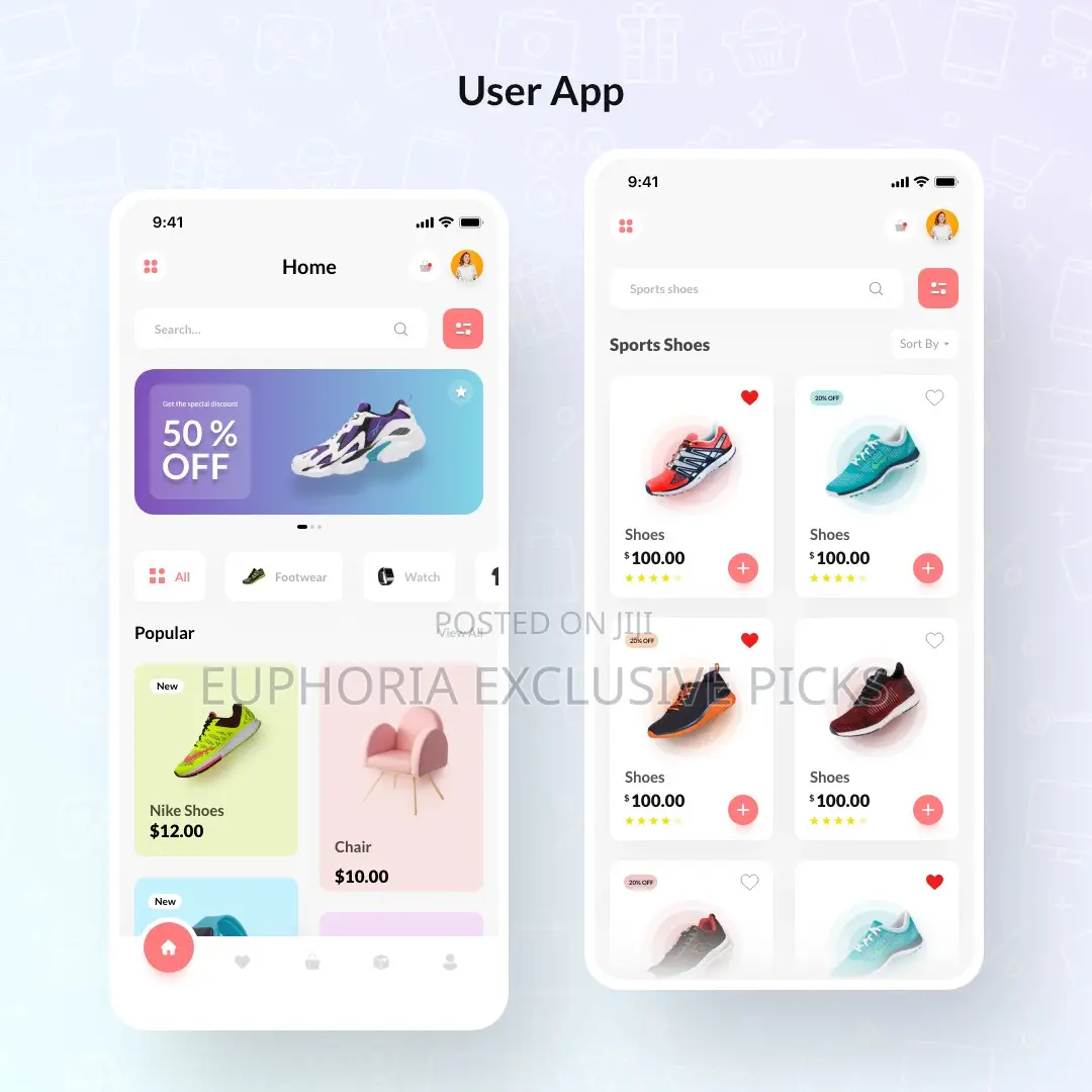 Eye-Catching E-Commerce Website