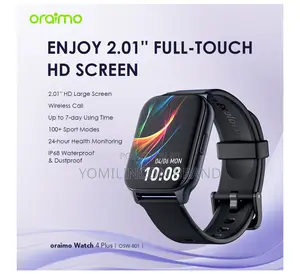 Oraimo Watch 4 Plus 2.01′′ HD IP68 Smart Watch