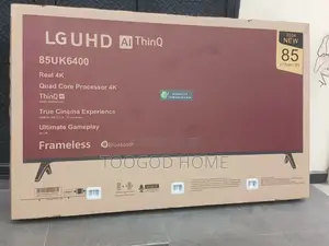 LG Frameless 85inches Tv.