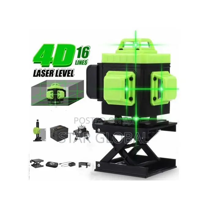 Upgrade Your Toolbox: 16-Line Green 4D Self-Leveling Laser