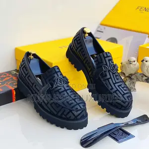 Original Fendi Big Sole Leather Shoes for Men