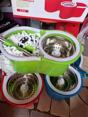 Stainless Steel Spin Mop and Bucket