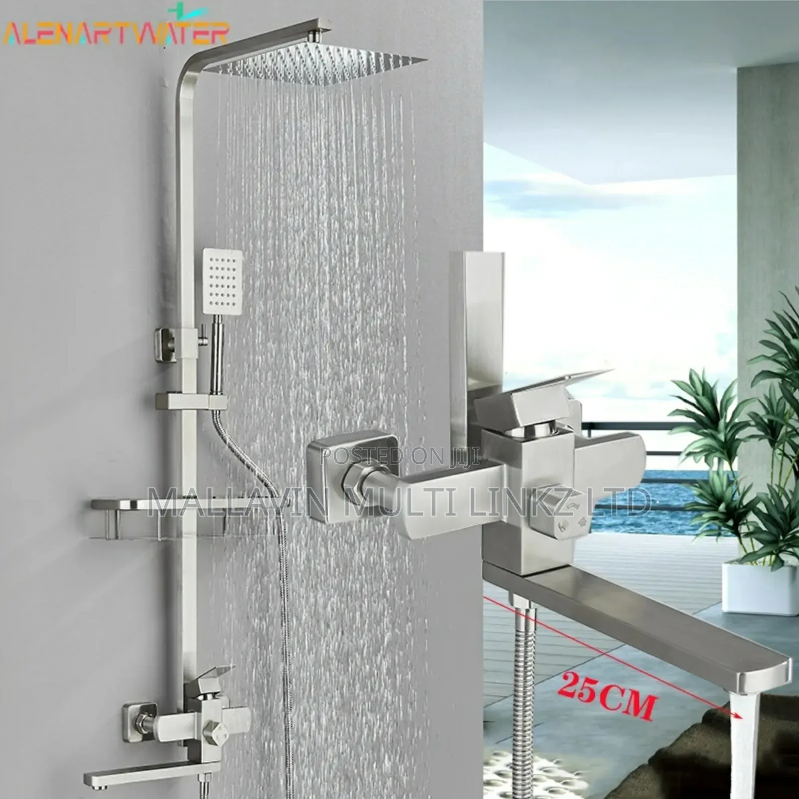Quality Antirust Rainfall Shower Mixers