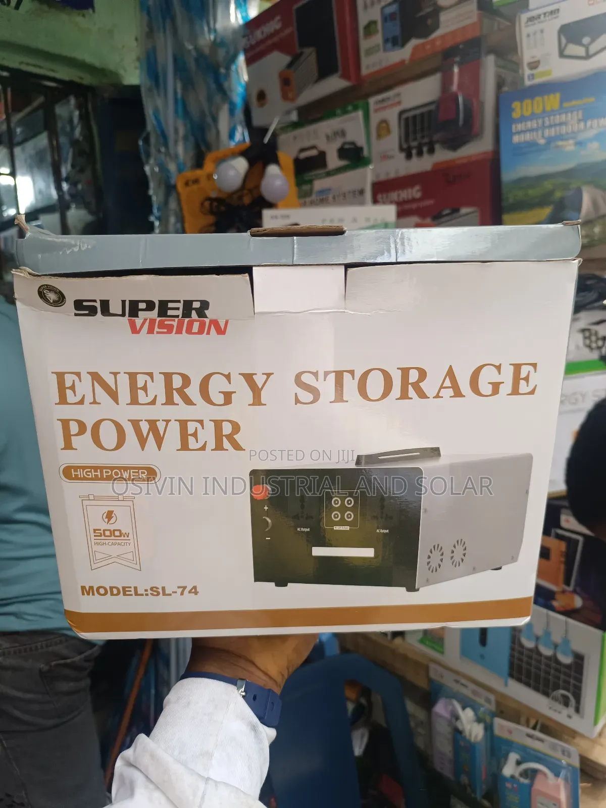 500w Solar Generator/80w Solar Panel With Space for Back Up