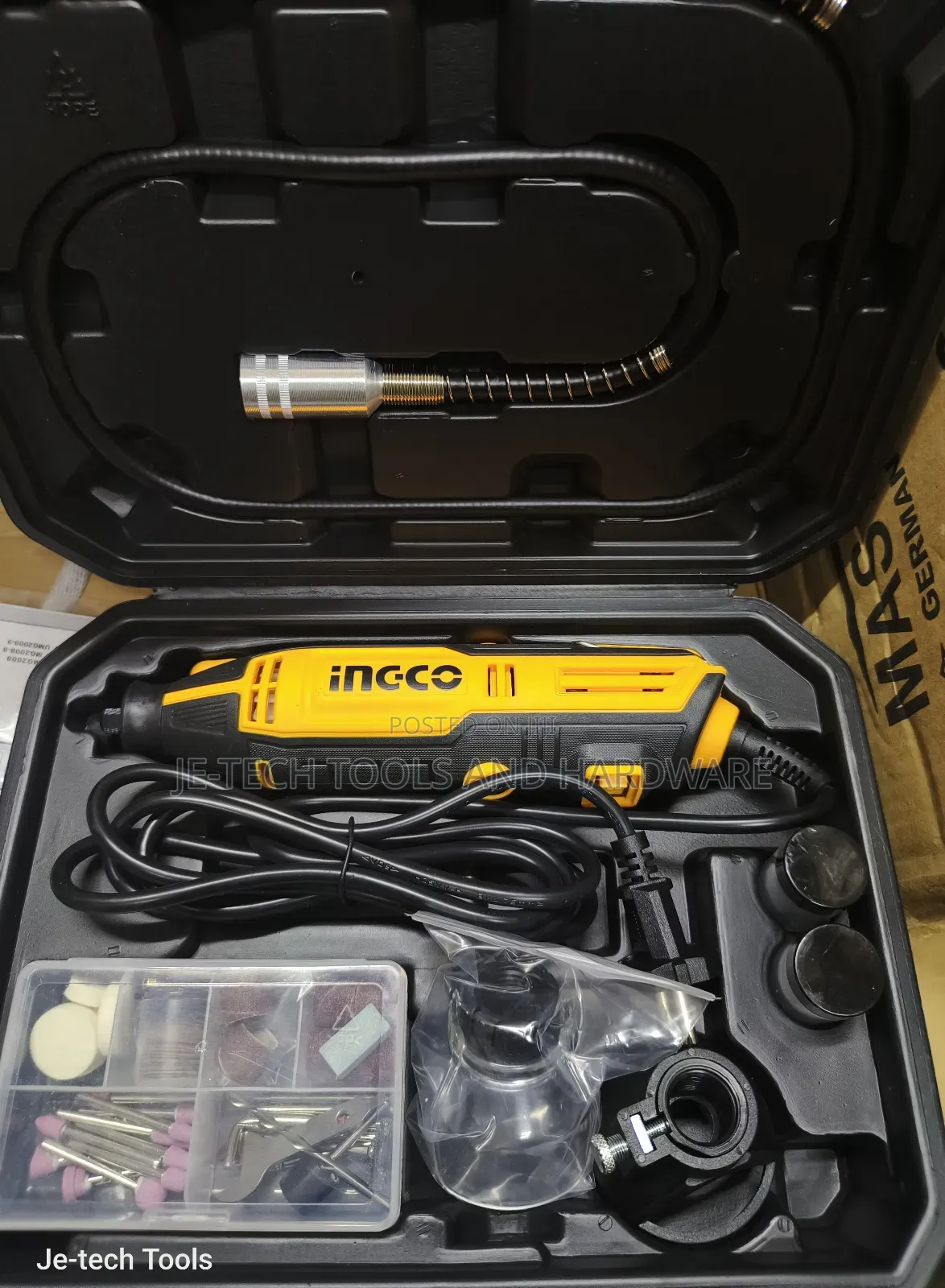 Ingco Mg2008 Mini Grinder - 200w, Variable Speed