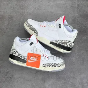 Original JORDAN 3 Retro High White Cement Available in Store