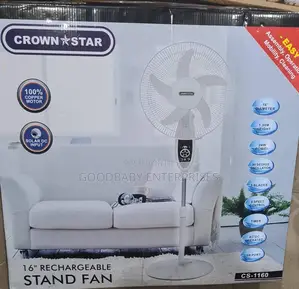 6 Inches Rechargeable Standing Fan