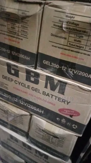 GBM 100ah 12v Battery Dry Cell