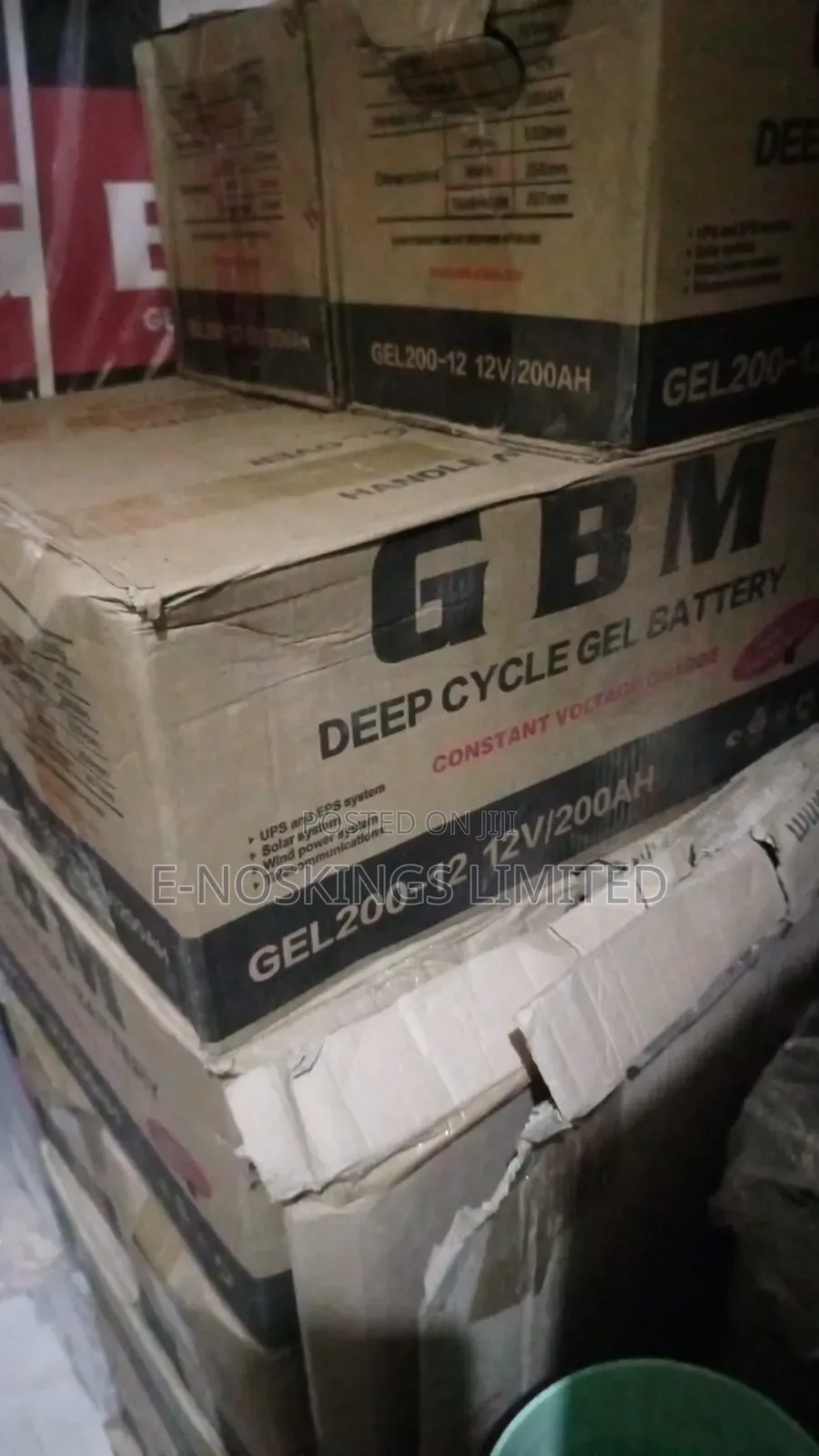 GBM 100ah 12v Battery Dry Cell