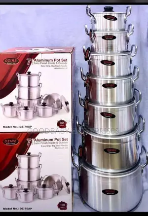 7 PCS Aluminum Pot Set