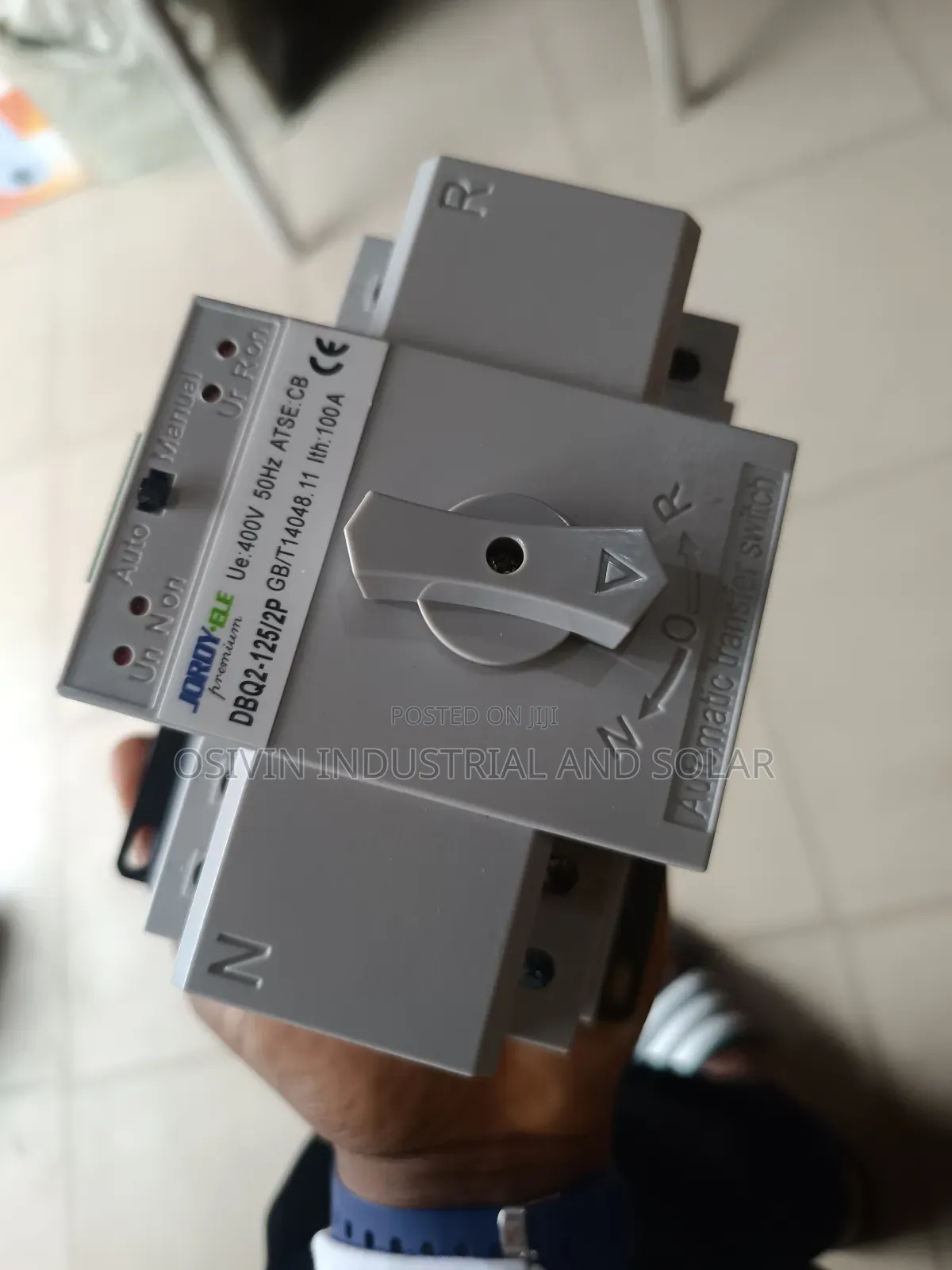 Jordy Ele 100a 2pole Automatic Change Over Switch