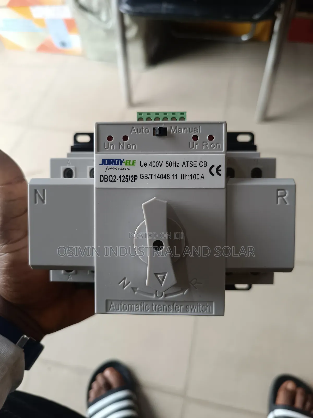 Jordy Ele 100a 2pole Automatic Change Over Switch