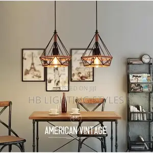 Industrial Style Retro Hemp Rope Chandelier