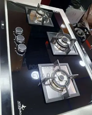 Quality 90cm Glass 3 Burner Automatic Gas Hob