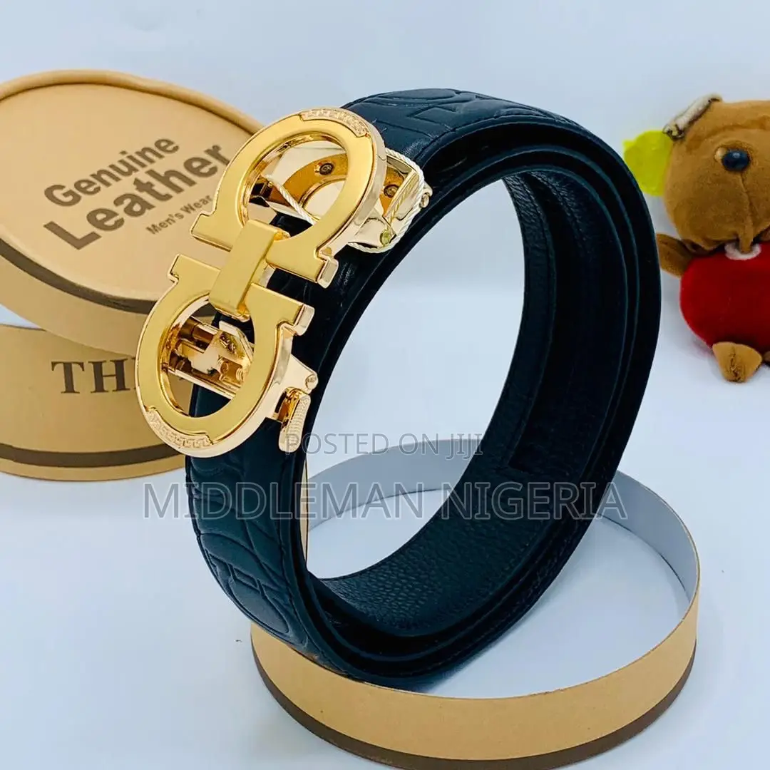 Pure Leather Men Designers Belt