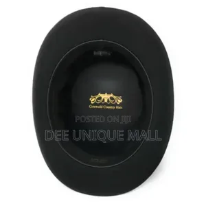 Black Wool Felt Traditional Top Hat.Magician Hat