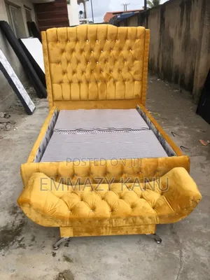 4.5 By6 Bedframe With Ottoman