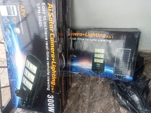 300w Solar Light With 360° Security Camera
