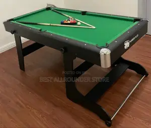6ft Power Flex Foldable Snooker Board