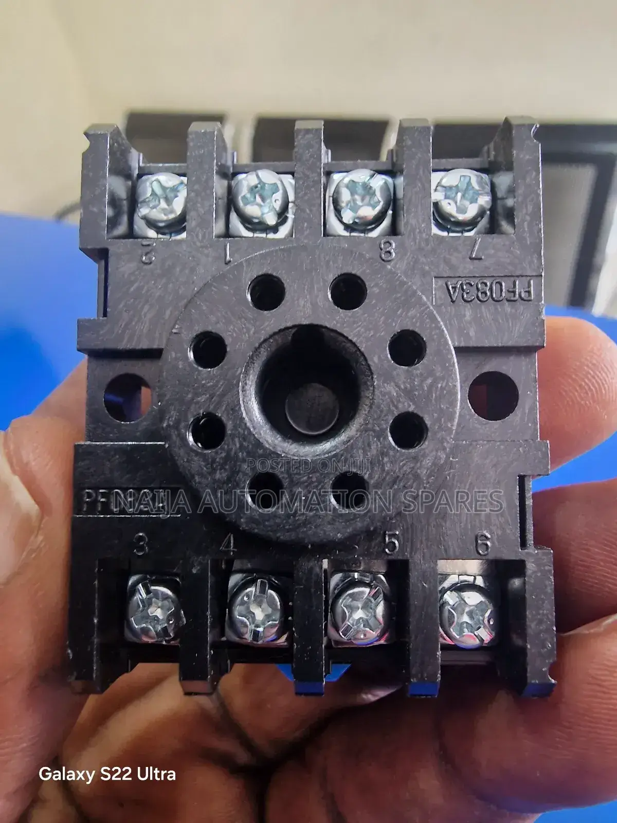 8 Pin Power Timer Relay Socket Base Holder PF083A