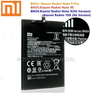 Xiaomi Redmi Note 9, Note 10, 10 Pro, 12C, 10C, 9A Battery
