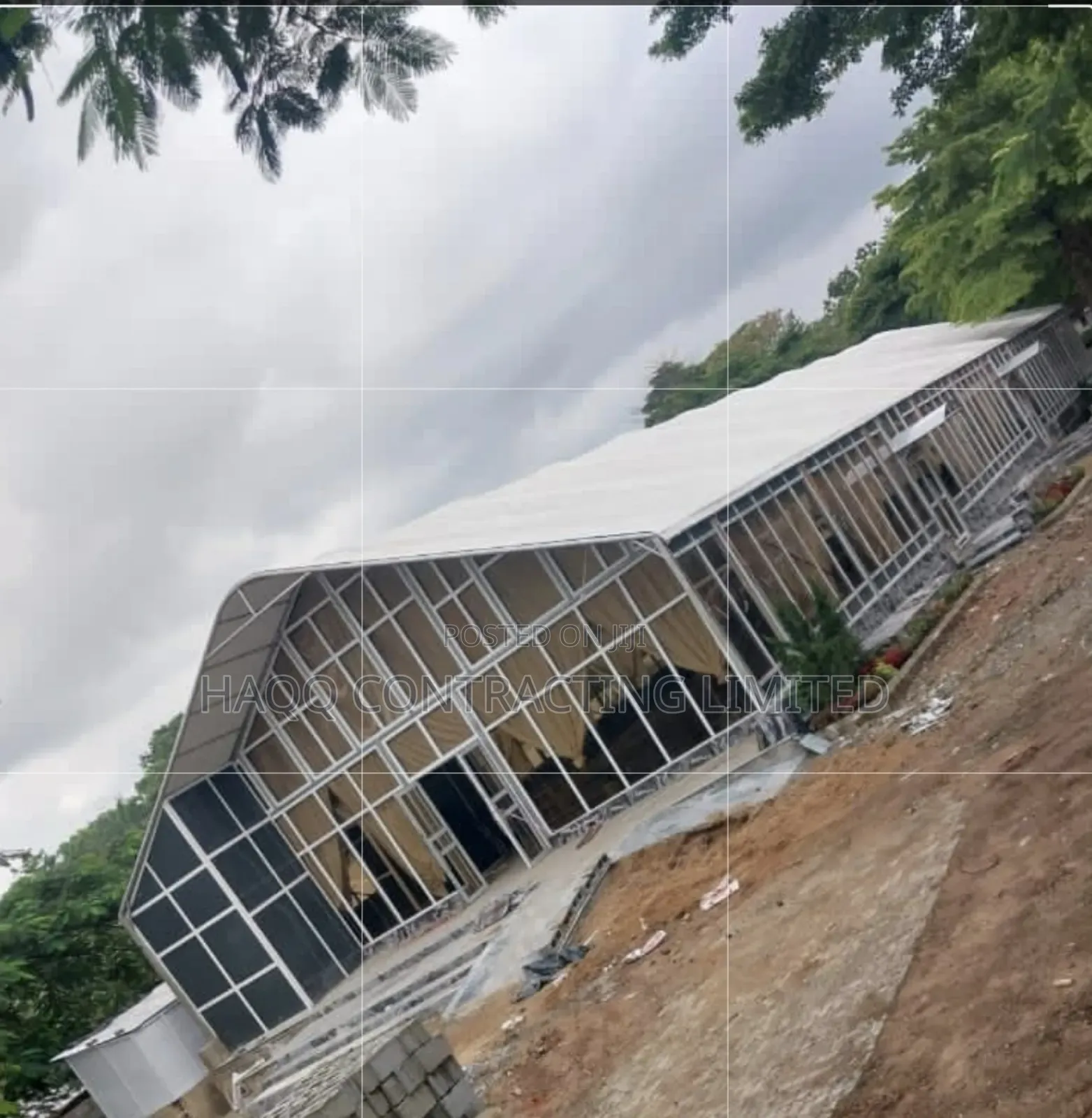 Lush Event Centre Tent Construction