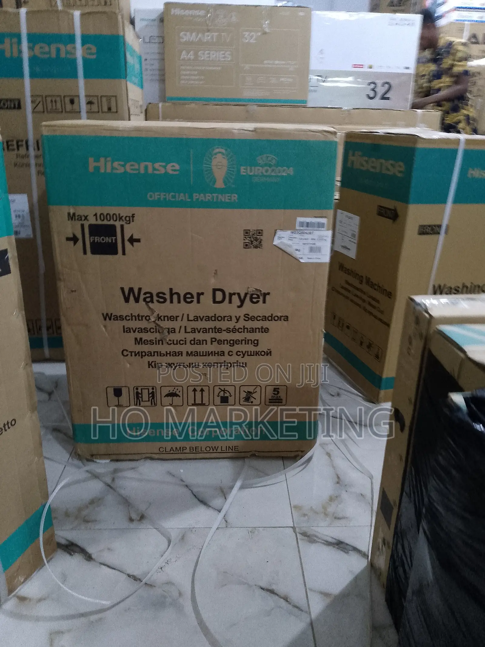 Durable Hisense 8kg Frontload Wash and Dry "Wd308043bt"