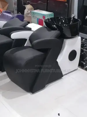 Italian Unique Salon Chairs With Washing Bazin
