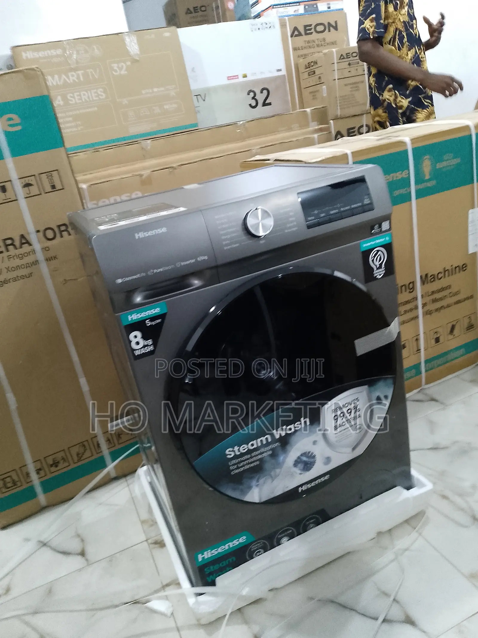 Original Hisense 8kg Frontload Wash and Dry "Wd308043bt"