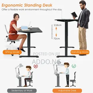 Home and Office Electric Adjustable Desk 1.4 Meter