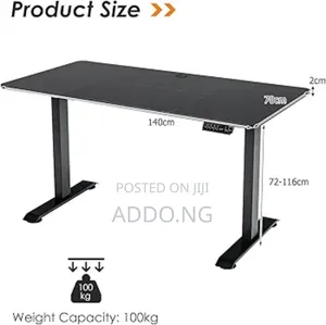 Home and Office Electric Adjustable Desk 1.4 Meter