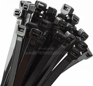 Black Zip Ties Heavy Duty 100 PACK