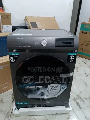 8kg Available Hisense Frontload Washing Machine -WD3Q8043BT