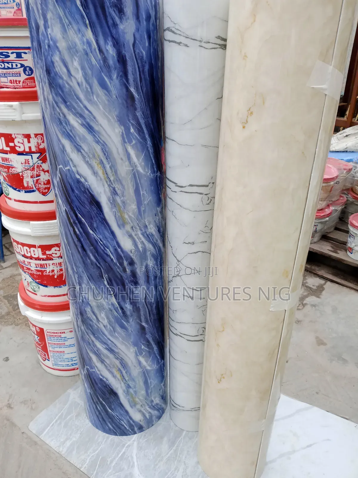 4ftby9ft Self Adhesive UV Marble Wall Soft Decor Panel