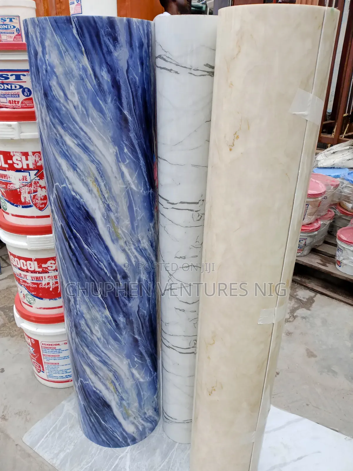 4ftby9ft Self Adhesive UV Marble Wall Soft Decor Panel