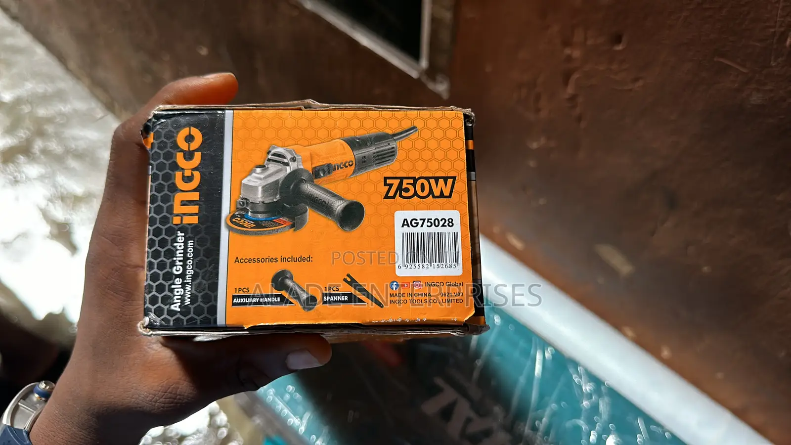 Angle Grinder (750w) Power Ingco