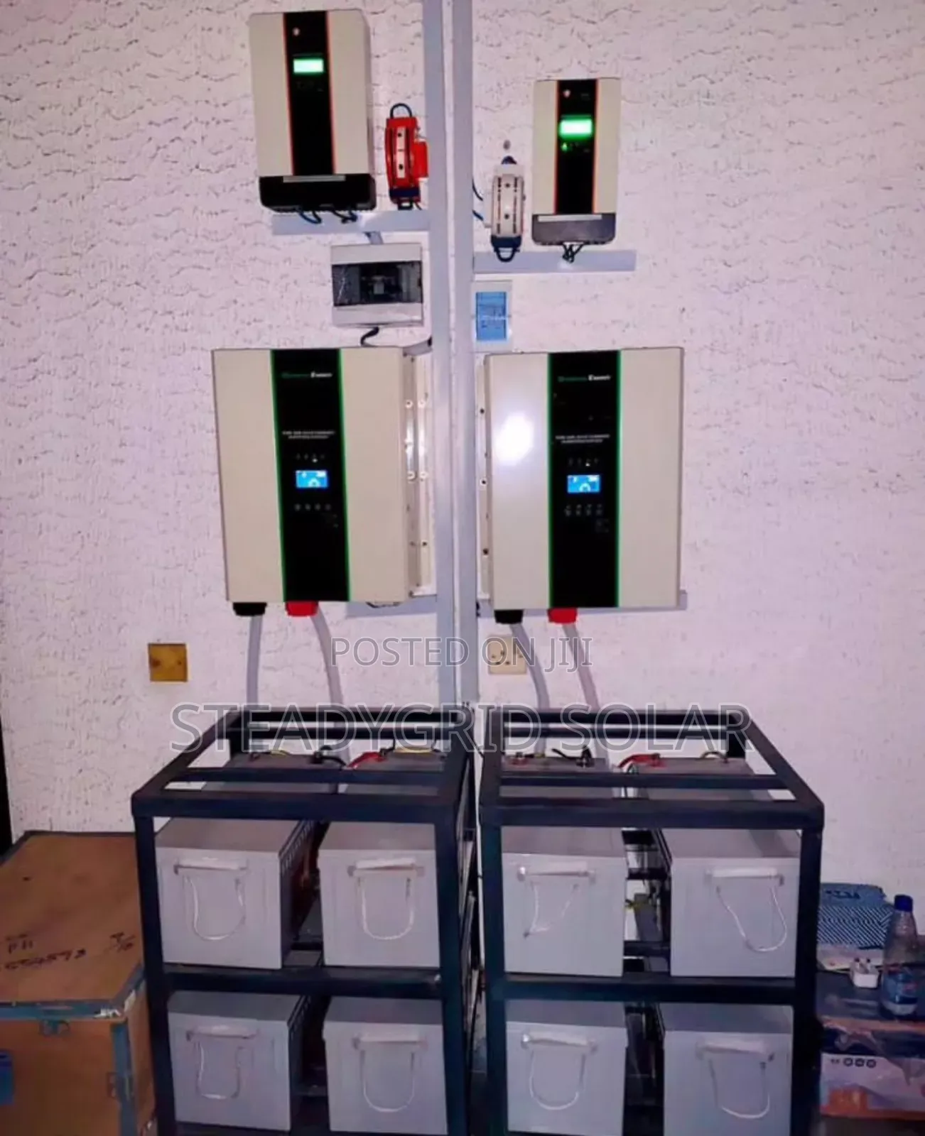 C-Worth ENERGY 10kva Solar Inverter With (8) Dry Cell Batter in Central ...