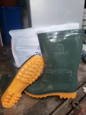 Zebra Quality Green Rain Boots