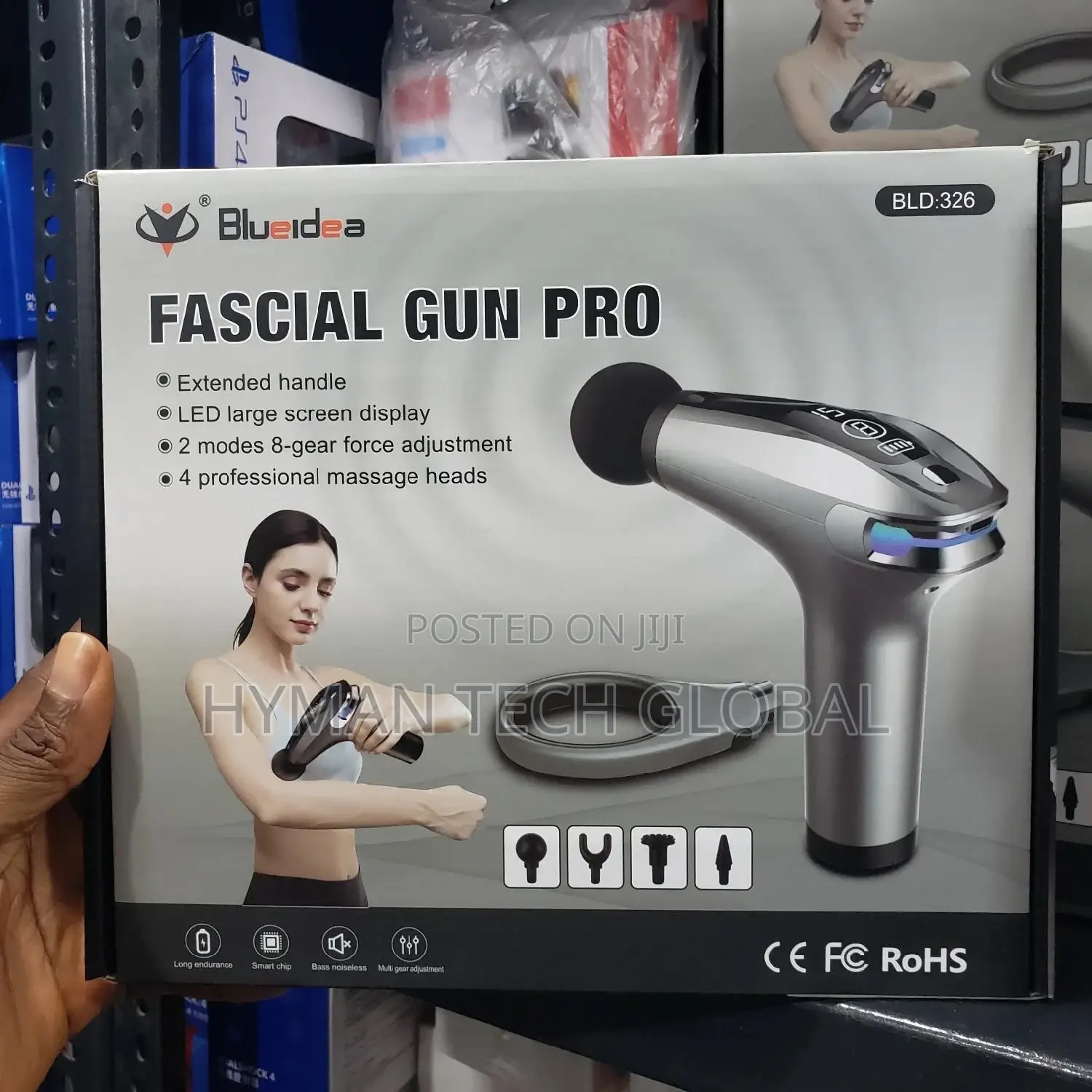 Tissue Massage Gun, Athletes Rechargeable Muscle Massager