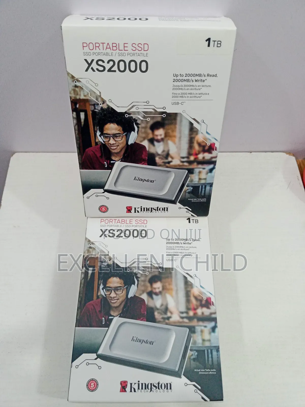 Kingston 1tb Xs2000 Portable SSD Up to 2000mb/S Read Write