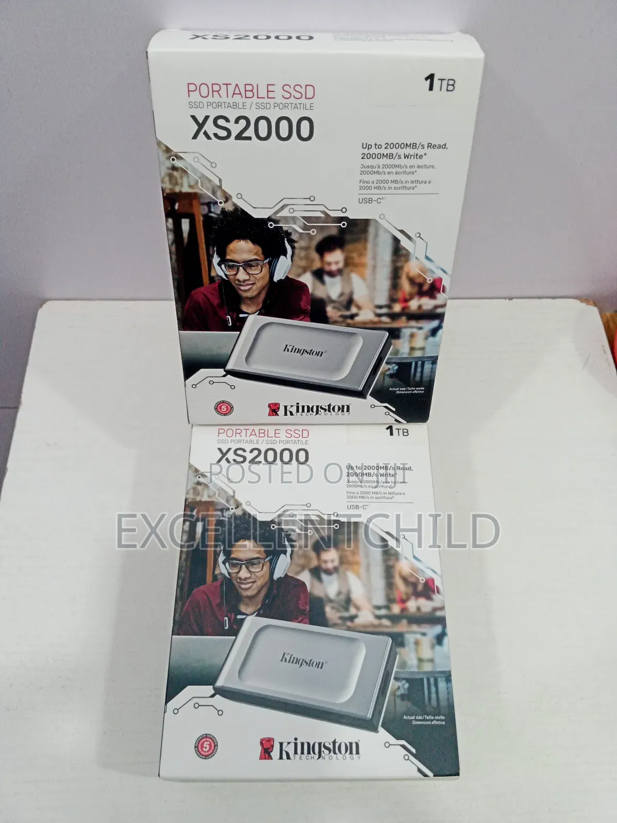 Kingston 1tb Xs2000 Portable SSD Up to 2000mb/S Read Write