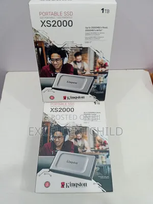Kingston 1tb Xs2000 Portable SSD Up to 2000mb/S Read Write