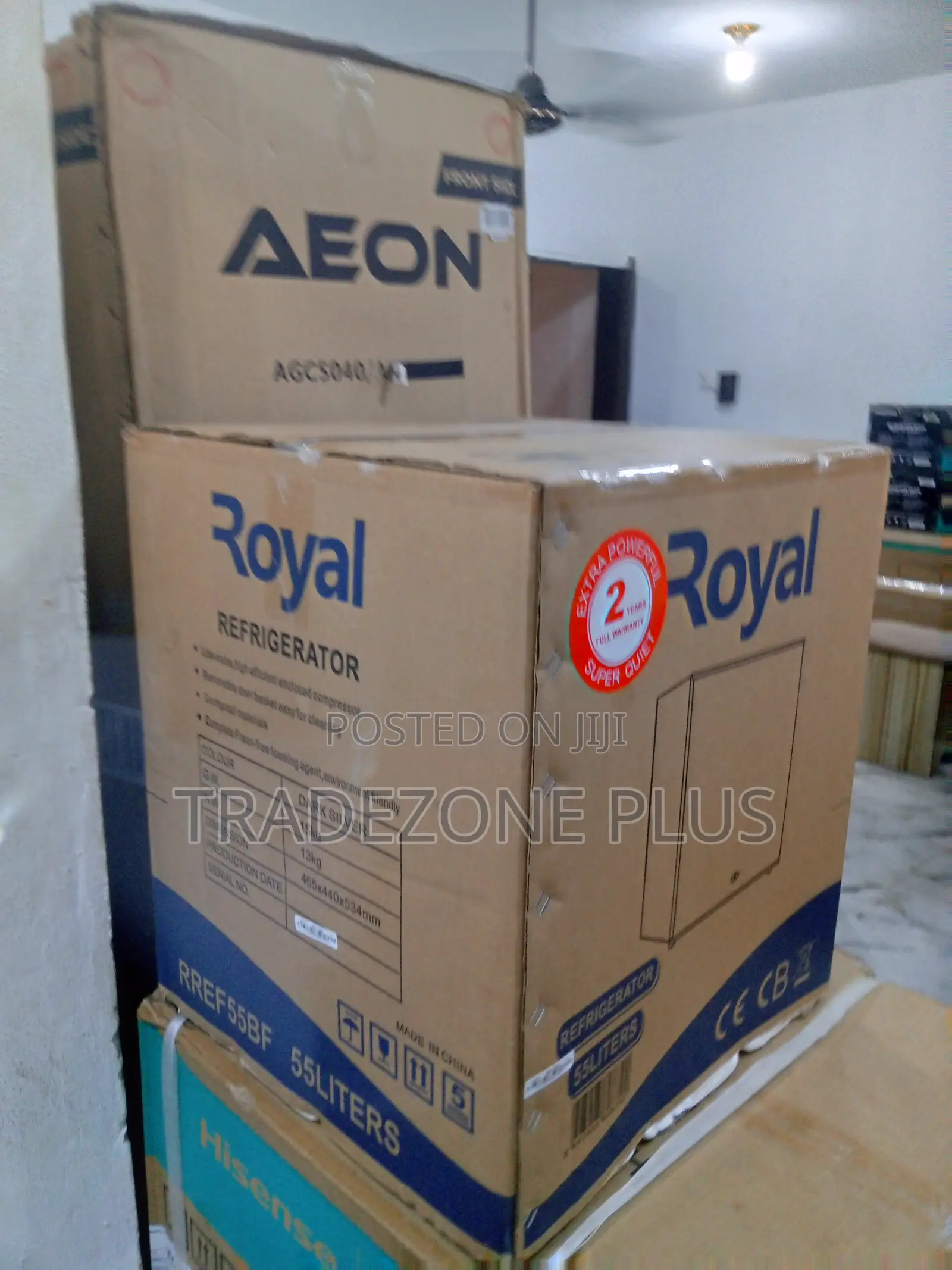 Rust Free Royal 55ltr Bedside Refrigerator