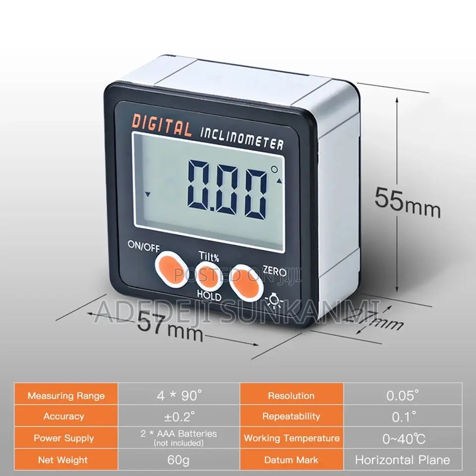 Mini Digital Inclinometer Electronic Protractor