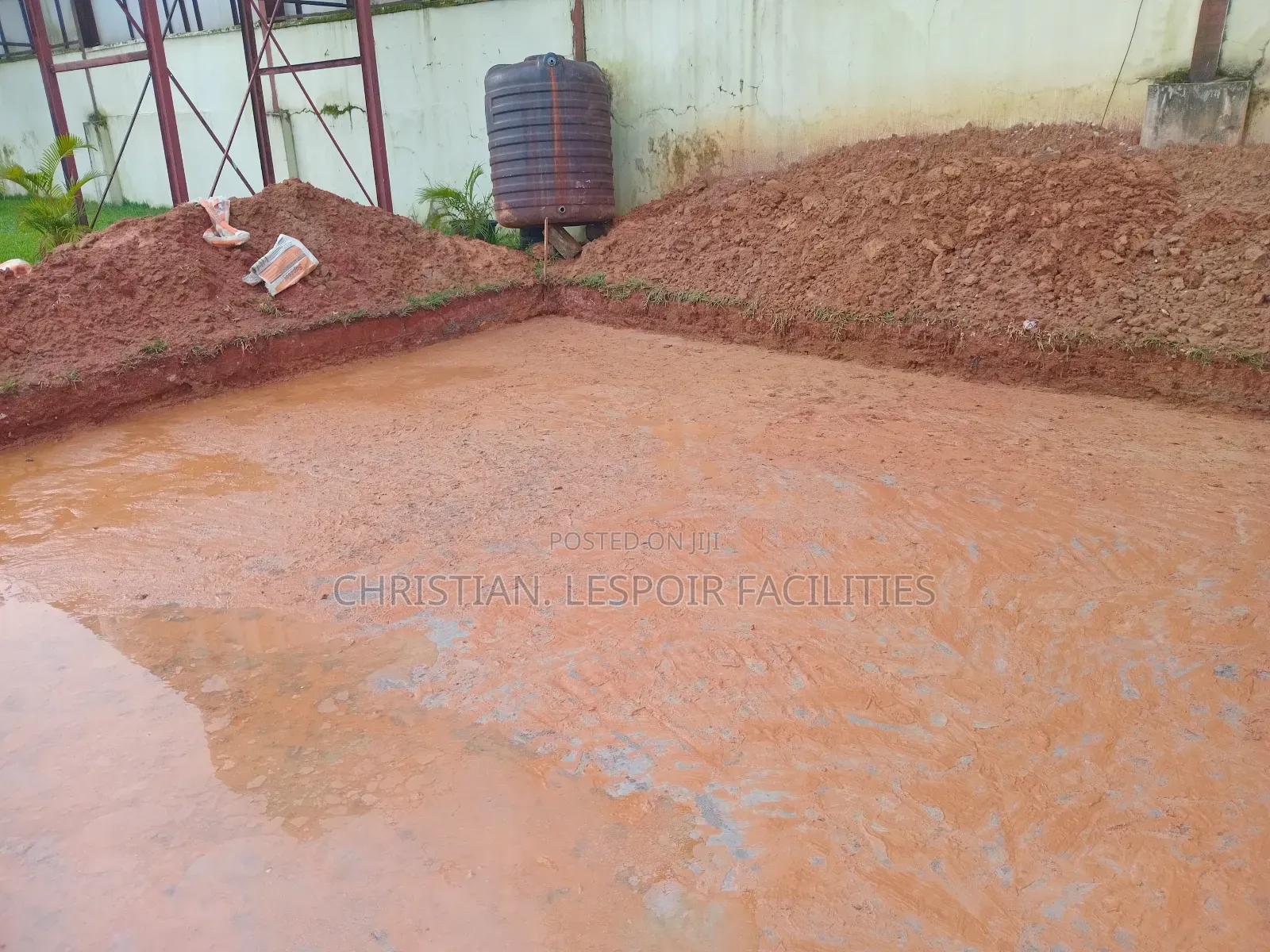 Civil Works, Blinding and Reinforced Concrete Foundation