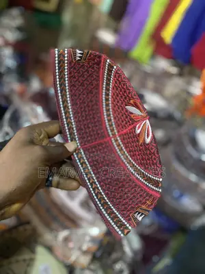 Photo - Muslim Men's Embroidery Prayer Hat Ramadan Habib's Caps