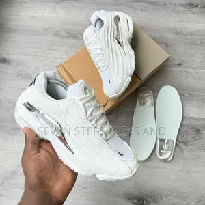 Luxury Nocta X Nike Hot Step Ii Chrome White Sneakers