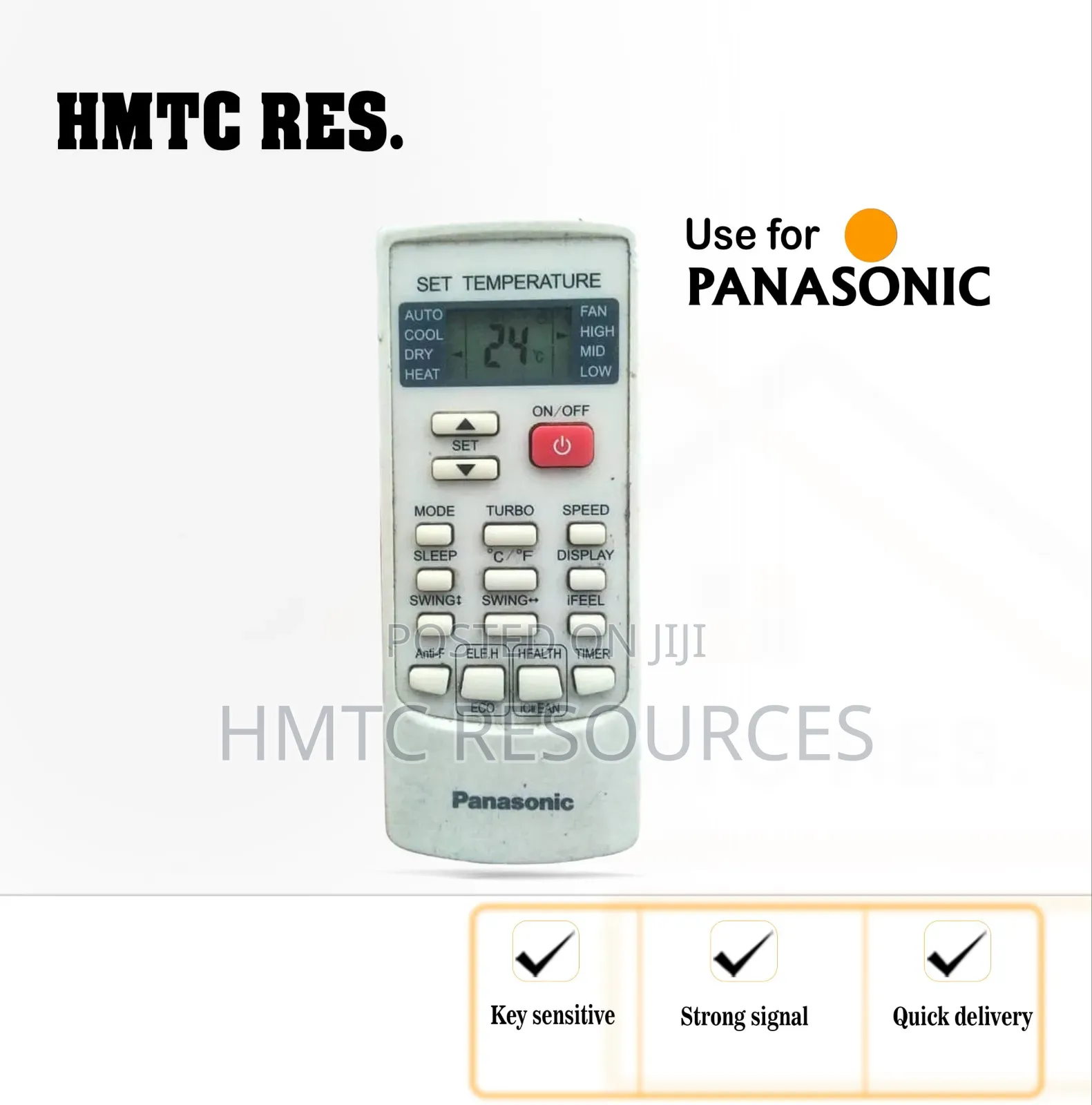 Panasonic Split Unit Air Conditioner Remote Control
