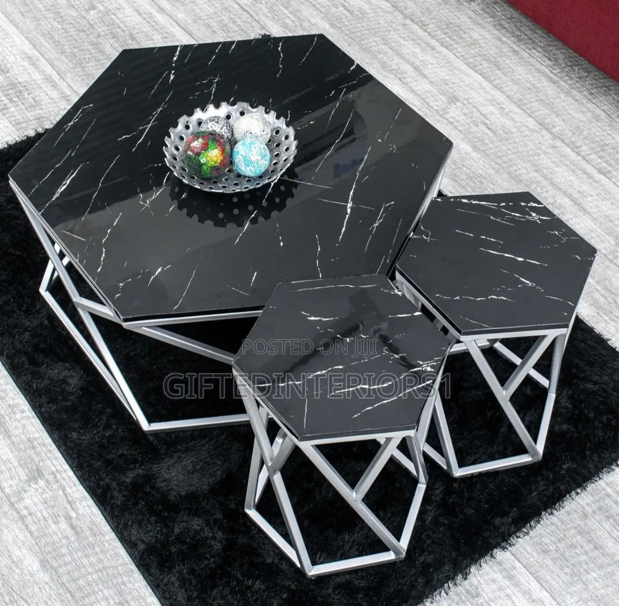 Center Table + Side Stools