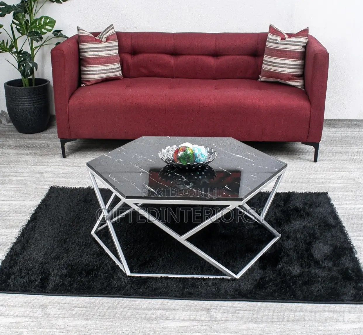 Center Table + Side Stools